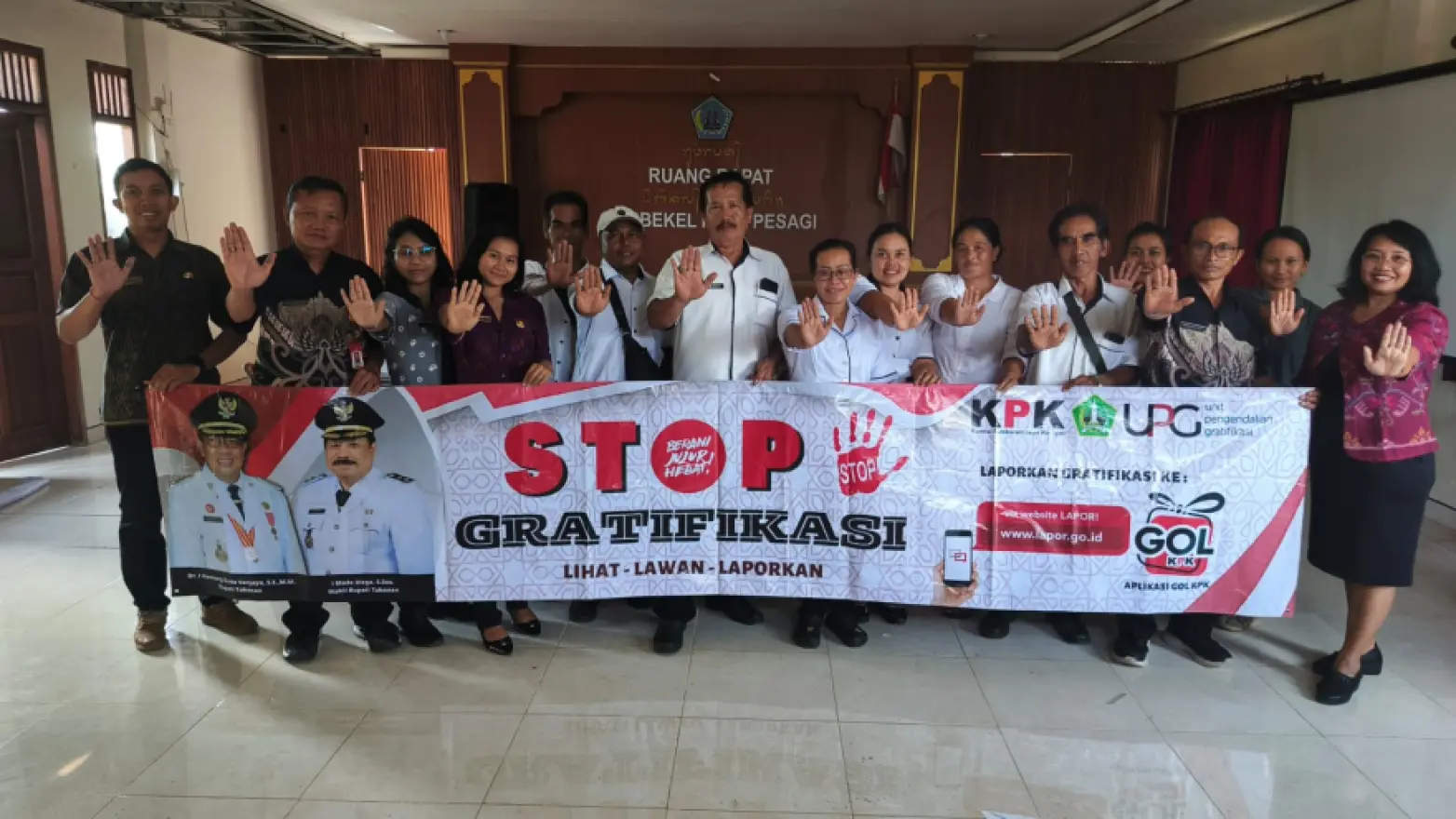 HIMBAUAN STOP GRATIFIKASI